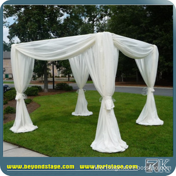 Aluminum backdrop Pipe and Drape design sample for wedding and party